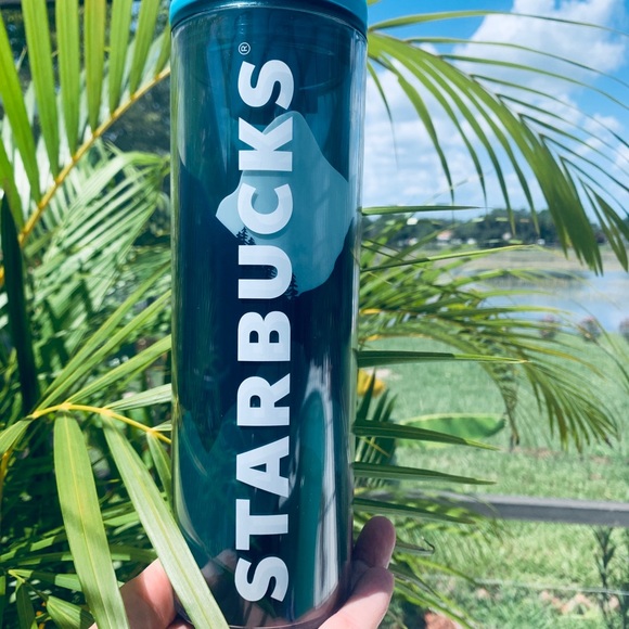 Starbucks Blue Mountain Design Hot Tumbler Cold Cup 16oz Grande Insulated NWT - Picture 6 of 9